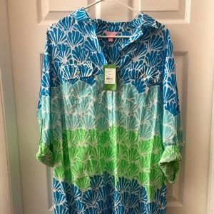 NWT LILLY PULITZER CAPTIVA TUNIC SIZE LARGE